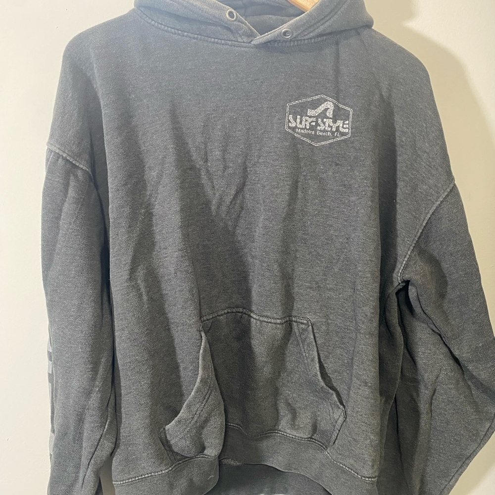 Surf Style Charcoal Men's Hoodie